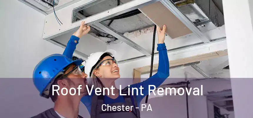 Roof Vent Lint Removal Chester - PA